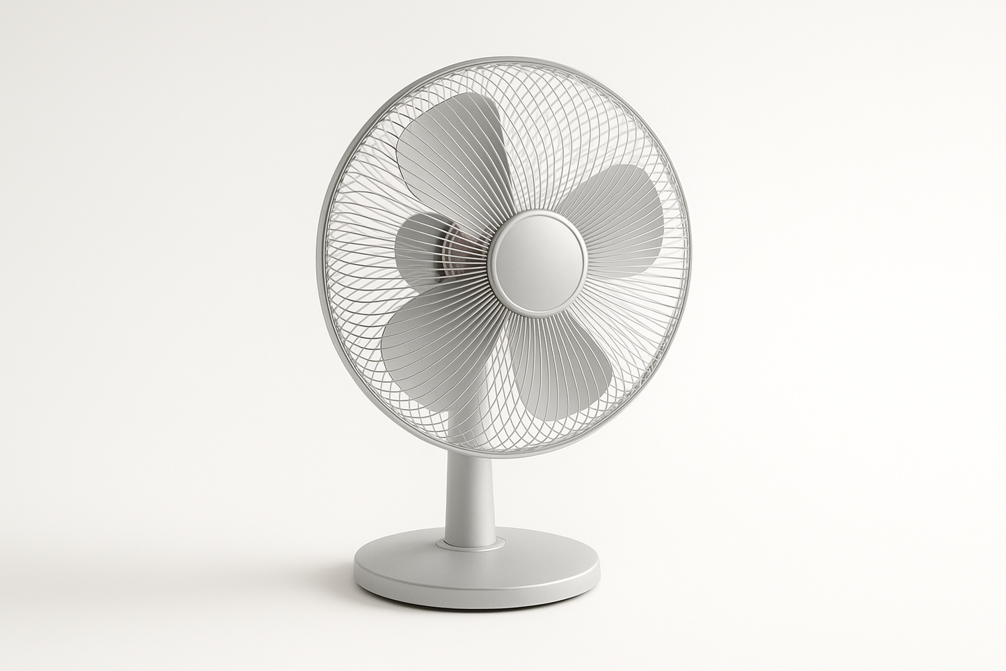 White Desktop Fan
