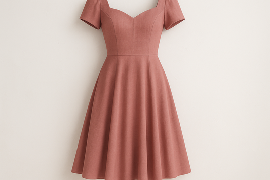 dark-pink frock