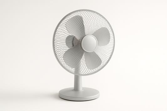 White Desktop Fan
